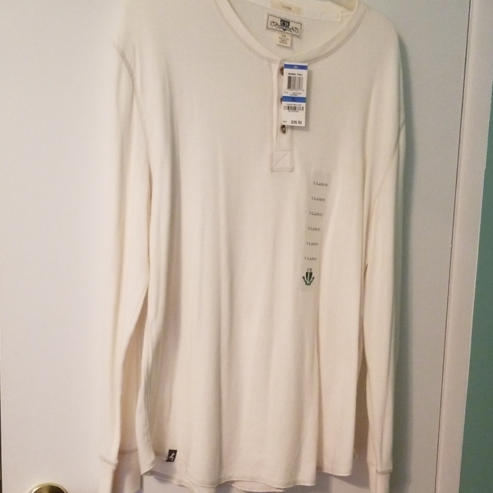 Long sleeve polo.  New with tags